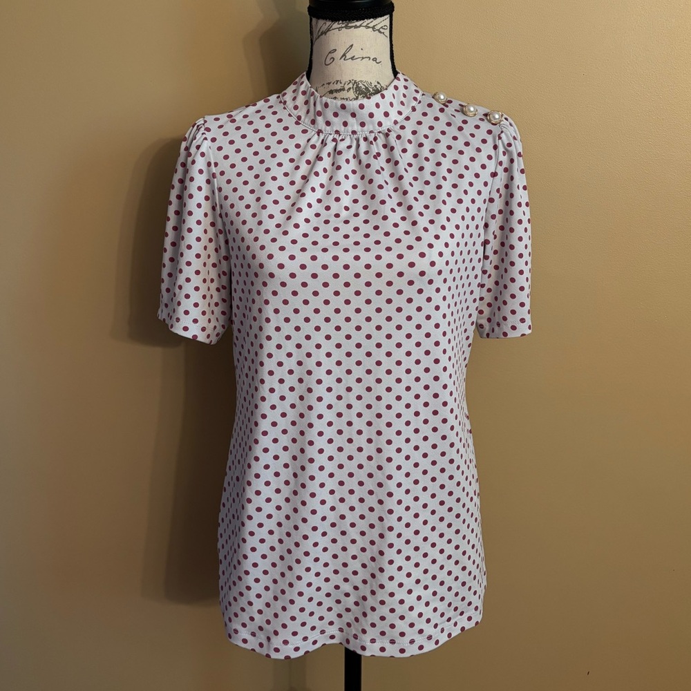 Ivy Ridge Polka Dots Blouse